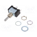 ET115E12-Z; Switch: toggle; Pos: 3; SP3T; ON-OFF-ON; 15A/125VAC; Toggle: round; Nidec Copal Electronics