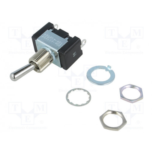 ET120D12-Z; Switch: toggle; Pos: 2; SPDT; ON-ON; 20A/125VAC; Toggle: round; Nidec Copal Electronics