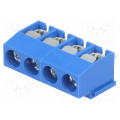 ETB11040B000Z; PCB terminal block; angled 90°; 5mm; ways: 4; on PCBs; 2.5mm2; 8A; ECE