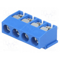 ETB11040B000Z; PCB terminal block; angled 90°; 5mm; ways: 4; on PCBs; 2.5mm2; 8A; ECE