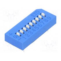 ETD109EZ; Switch: DIP-SWITCH; Poles number: 9; OFF-ON; 0.025A/24VDC; Pos: 2; ECE