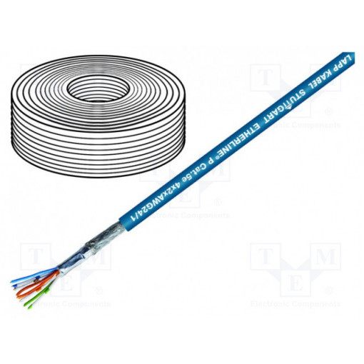2170280; Wire; SF/UTP,ETHERLINE® Cat.5e; 5e; solid; Cu; 2x2x24AWG; LSZH; LAPP KABEL