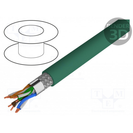 2170300; Wire; SF/UTP,ETHERLINE® Cat.5e; 5e; stranded; Cu; 4x2x26AWG; PUR; LAPP KABEL