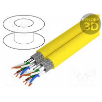 2170975; Wire; S/FTP,ETHERLINE® LAN 1200; 7a; solid; Cu; 2x(4x2x23AWG); LAPP KABEL