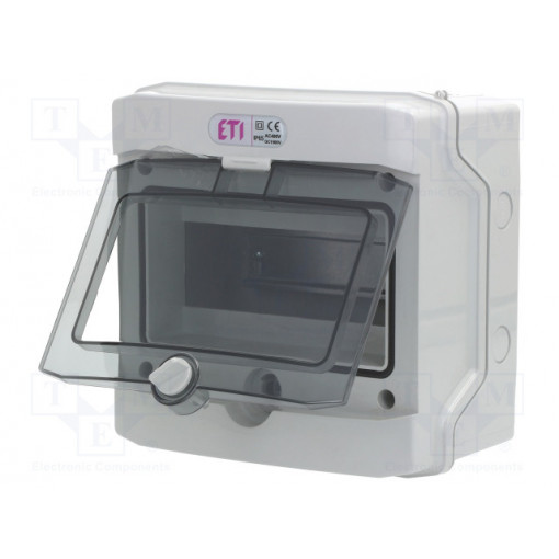 ECH-8G; Enclosure: for modular components; IP65; light grey; No.of mod: 8; ETI POLAM