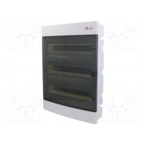 ECM 3X18PT-S; Enclosure: for modular components; IP40; white; No.of mod: 54; ETI POLAM