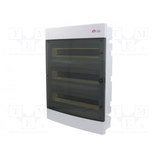 ECM 3X18PT-S; Enclosure: for modular components; IP40; white; No.of mod: 54; ETI POLAM