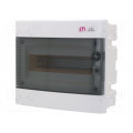 ECM12PT; Enclosure: for modular components; IP40; white; No.of mod: 12; ETI POLAM ECM12PT; Enclosure: for modular components; IP40; white; No.of mod: 12; ETI POLAM