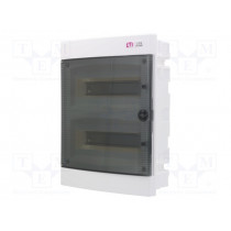 ECM24PT-S; Enclosure: for modular components; IP40; white; No.of mod: 24; ETI POLAM
