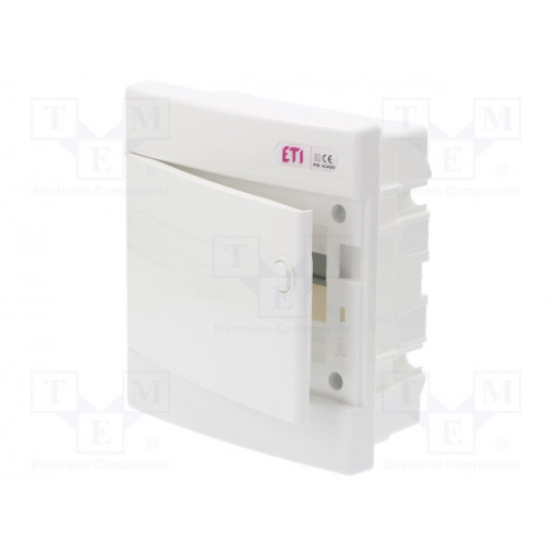 ECM8PO; Enclosure: for modular components; IP40; white; No.of mod: 8; ABS; ETI POLAM