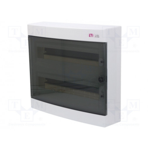ECT 2X18PT-S; Enclosure: for modular components; IP40; white; No.of mod: 36; ETI POLAM