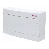 ECT18PO-S; Enclosure: for modular components; IP40; white; No.of mod: 18; ETI POLAM