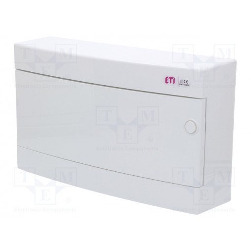 ECT18PO-S; Enclosure: for modular components; IP40; white; No.of mod: 18; ETI POLAM