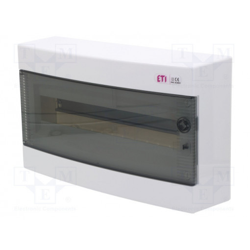 ECT18PT-S; Enclosure: for modular components; IP40; white; No.of mod: 18; ETI POLAM
