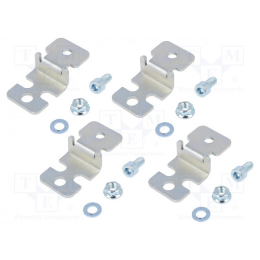 U400; Wall-mounted holder; steel; Application: for enclosures; Pcs: 4; ETI POLAM
