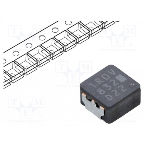 ETQP3M1R0KVP; Inductor: wire; SMD; 1uH; 7.5A; 9.6mΩ; 5.5x5x3mm; ±20%; -55÷155°C; PANASONIC