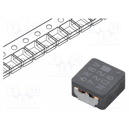 ETQP3M6R8KVP; Inductor: wire; SMD; 6.8uH; 2.9A; 65.7mΩ; 5.5x5x3mm; ±20%; -55÷155°C; PANASONIC