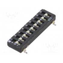 ETS109LTZ; Switch: DIP-SWITCH; Poles number: 9; OFF-ON; 0.025A/24VDC; Pos: 2; ECE