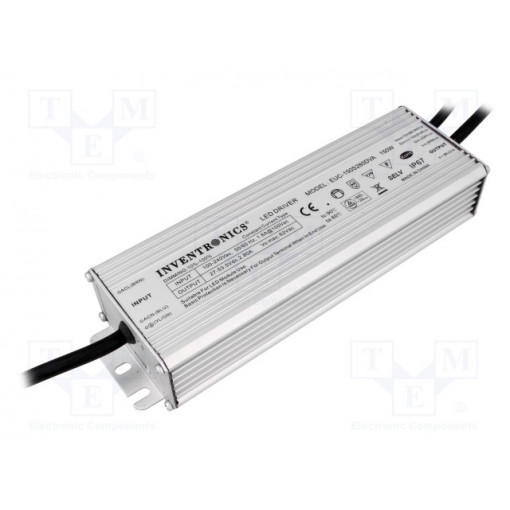 EUC-150S280DVA; Power supply: switched-mode; LED; 150W; 27÷53.5V; 2800mA; IP67; INVENTRONICS EUC-150S280DVA; Power supply: switched-mode; LED; 150W; 27÷53.5V; 2800mA; IP67; INVENTRONICS