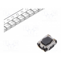 EVPAA802Q; Microswitch TACT; SPST; Pos: 2; SMT; none; 5N; 2.9x3.5x1.4mm; 1.7mm; PANASONIC