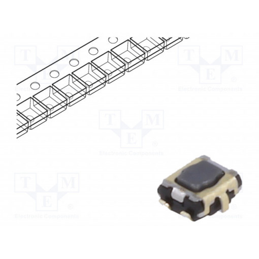 EVPAA902Q; Microswitch TACT; SPST; Pos: 2; SMT; none; 5N; 2.9x3.5x1.4mm; 1.7mm; PANASONIC