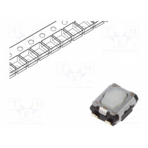 EVPAAM02W; Microswitch TACT; SPST; Pos: 2; SMT; none; 3.5N; 2.9x3.5x1.4mm; PANASONIC