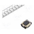 EVPAAR02Q; Microswitch TACT; SPST; Pos: 2; SMT; none; 5N; 2.9x3.5x1.4mm; 1.7mm; PANASONIC