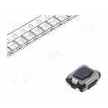 EVPAAU02Q; Microswitch TACT; SPST; Pos: 2; SMT; none; 5N; 2.9x3.5x1.4mm; 1.7mm; PANASONIC