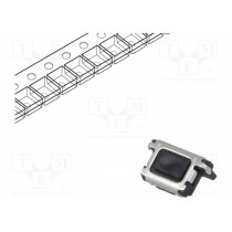EVPAEBB2A; Microswitch TACT; SPST; Pos: 2; 0.015A/15VDC; SMT; none; 1.6N; black; PANASONIC