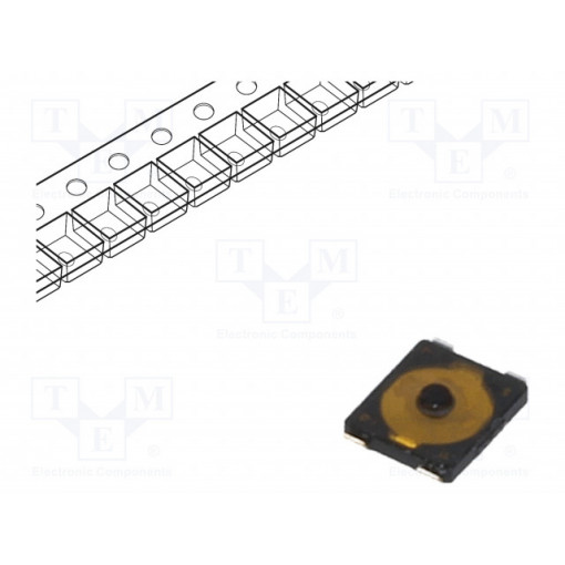 EVPAFKB65; Microswitch TACT; SPST; Pos: 2; 0.02A/15VDC; SMT; none; 1.6N; 0.65mm; PANASONIC