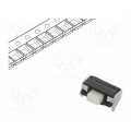 EVPAKE31A; Microswitch TACT; SPST; Pos: 2; 0.02A/15VDC; SMT; none; 1.6N; 1.6mm; PANASONIC