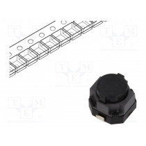 EVPASCB1A; Microswitch TACT; SPST; Pos: 2; 0.05A/12VDC; SMT; none; 2.2N; 5mm; PANASONIC