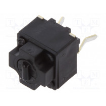 EVQP0E07K; Microswitch TACT; SPST; Pos: 2; 0.02A/15VDC; THT; none; 7.45mm; PANASONIC