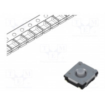 EVQP0Q02Q; Microswitch TACT; SPST; Pos: 2; 0.02A/15VDC; SMT; none; 1N; 2.5mm; PANASONIC