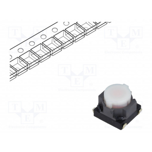 EVQP1905M; Microswitch TACT; SPST; Pos: 2; 0.02A/15VDC; SMT; none; 6.1x6x3.5mm; PANASONIC