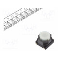 EVQP1D05M; Microswitch TACT; SPST; Pos: 2; 0.02A/15VDC; SMT; none; 6.1x6x3.5mm; PANASONIC