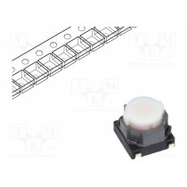 EVQP1Y05M; Microswitch TACT; SPST; Pos: 2; 0.02A/15VDC; SMT; none; 6.1x6x3.5mm; PANASONIC