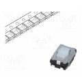 EVQP2002M; Microswitch TACT; SPST; Pos: 2; 0.02A/15VDC; SMT; none; 2.1mm; white; PANASONIC