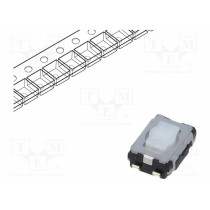 EVQP2402M; Microswitch TACT; SPST; Pos: 2; 0.02A/15VDC; SMT; none; 2.1mm; white; PANASONIC