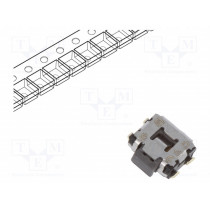 EVQP7D01P; Microswitch TACT; SPST; Pos: 2; 0.05A/12VDC; SMT; 2.2N; 1.35mm; PANASONIC