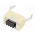 EVQPE504K; Microswitch TACT; SPST; Pos: 2; 0.05A/12VDC; 6x3.5x3.5mm; 4.3mm; PANASONIC
