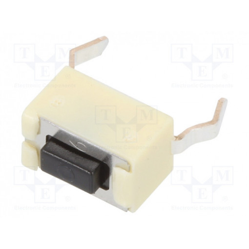 EVQPE504K; Microswitch TACT; SPST; Pos: 2; 0.05A/12VDC; 6x3.5x3.5mm; 4.3mm; PANASONIC