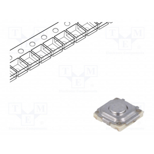 EVQPLHA15; Microswitch TACT; SPST; Pos: 2; 0.02A/15VDC; SMT; none; 1.6N; 1.5mm; PANASONIC