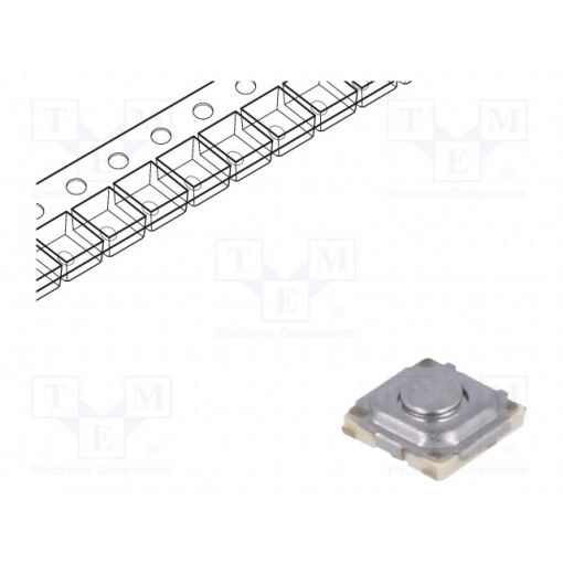 EVQPLMA15; Microswitch TACT; SPST; Pos: 2; 0.02A/15VDC; SMT; none; 2.6N; 1.5mm; PANASONIC