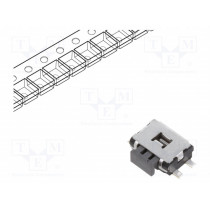 EVQPUA02K; Microswitch TACT; SPST; Pos: 2; 0.05A/12VDC; SMT; none; 2.2N; 1.65mm; PANASONIC
