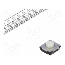 EVQQ2B03W; Microswitch TACT; SPST; Pos: 2; 0.02A/15VDC; SMT; none; 0.5N; 3.1mm; PANASONIC