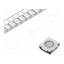 EVQQ2D01W; Microswitch TACT; SPST; Pos: 2; 0.02A/15VDC; SMT; none; 0.5N; 2mm; PANASONIC