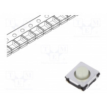 EVQQ2D03W; Microswitch TACT; SPST; Pos: 2; 0.02A/15VDC; SMT; none; 0.5N; 3.1mm; PANASONIC