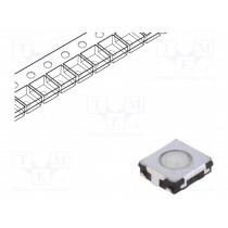 EVQQ2M01W; Microswitch TACT; SPST; Pos: 2; 0.02A/15VDC; SMT; none; 1.3N; 2mm; PANASONIC