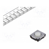 EVQQ2P02W; Microswitch TACT; SPST; Pos: 2; 0.02A/15VDC; SMT; none; 1.6N; 2.5mm; PANASONIC